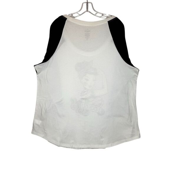 TORRID White Breast Cancer Awareness Classic Tee Plus Size 2 Raglan 3/4 Sleeve - Picture 4 of 8